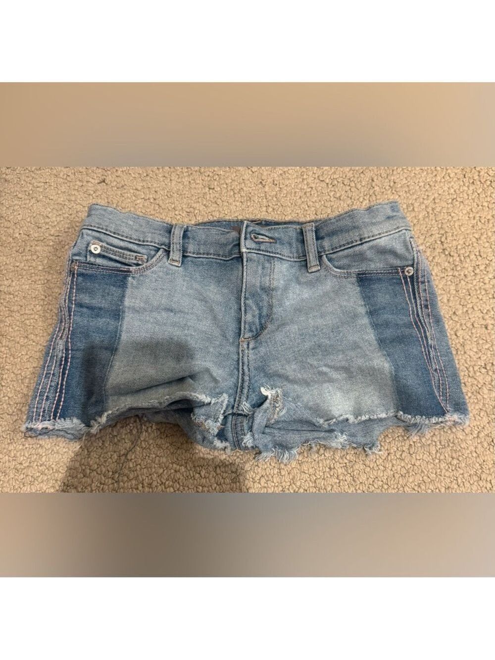 Girls DL1961 Light Blue Denim Lucy Shorts Size 10